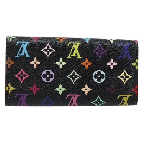 LOUIS VUITTON Monogram Multicolor Multicles 4 Key Case Black M93732 Auth 145870 - Picture 2 of 16